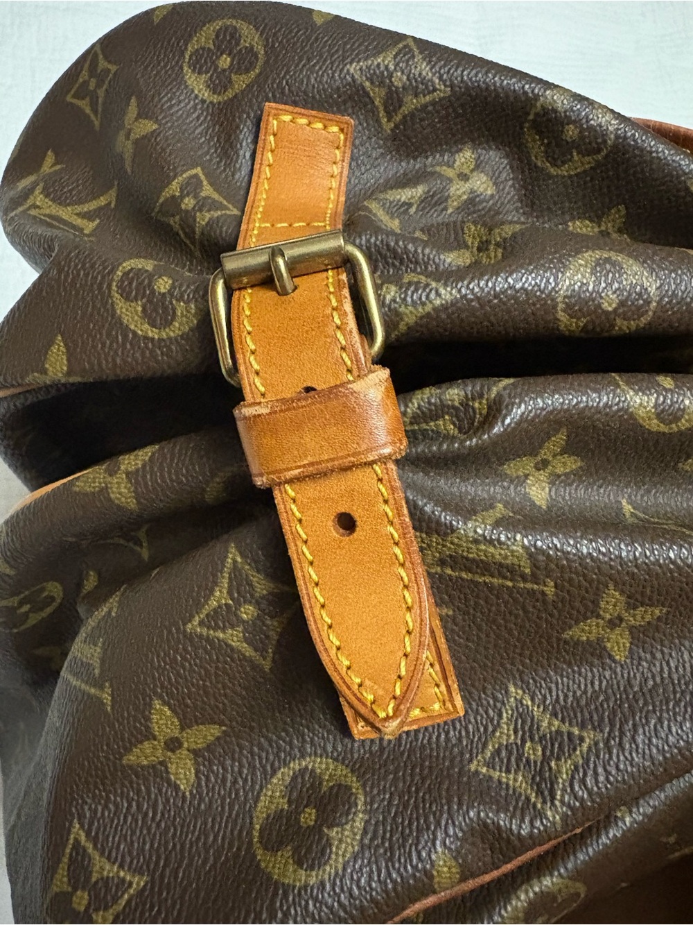 Louis Vuitton Monogram Canvas Crossbody Bag in Brown and Tan - Picture 10 of 16